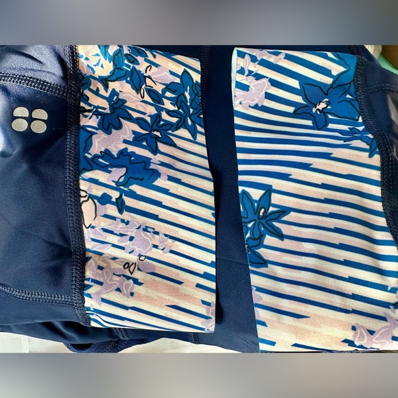 Sweaty Betty Velo Padded Bib Cycling Short Blue size 0 - Picture 5 of 5